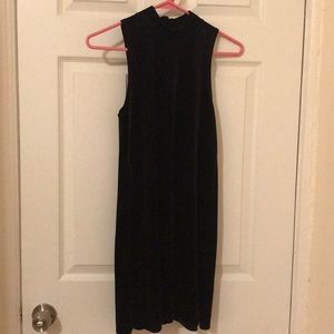 Urban Outfitters Black Velour Dress